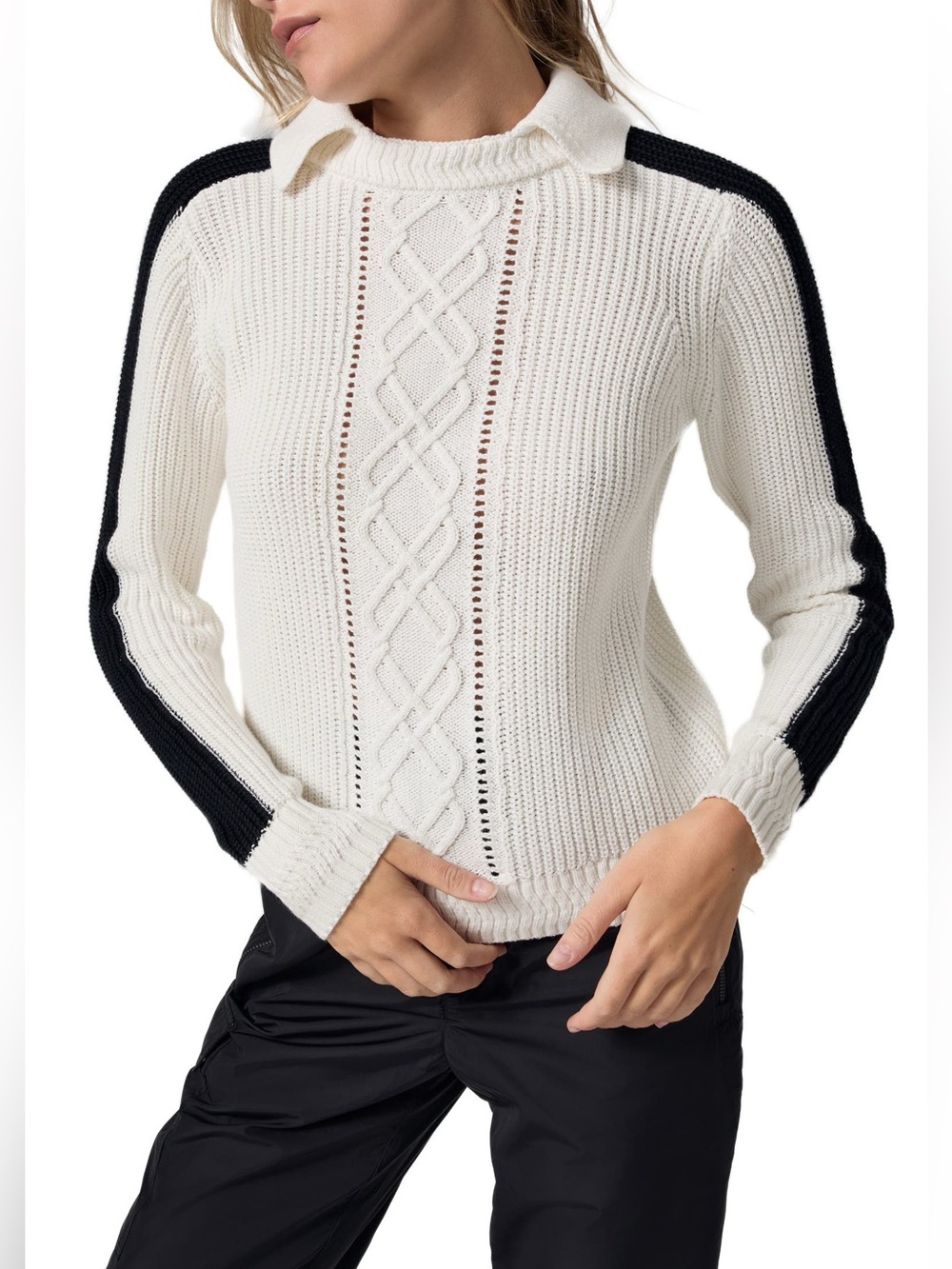 Alp N Rock Maeve organic cotton cable knit sweater size Xs